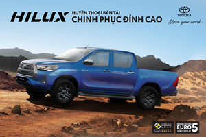 Hilux – “Huyền thoại bán tải, chinh phục đỉnh cao”  của 33Win com link đăng nhập chính thức trở lại từ tháng 3/2023