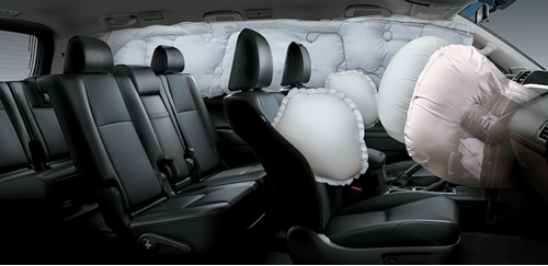 Hệ thống túi khí trên xe Land Cruiser Prado