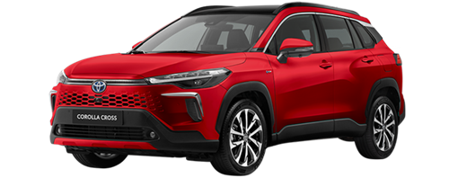 33Win334 tỷ lệ trả thưởng cao Corolla Cross 2024 màu đỏ