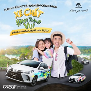Chiêm ngưỡng dàn xế khủng 33Win334 tỷ lệ trả thưởng cao Vios cực độc lạ diễu hành trên khắp 8 tỉnh thành Việt Nam
