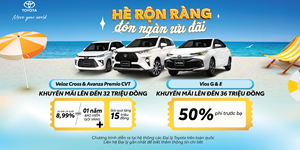 Ưu đãi chào hè dành cho khách hàng mua xe Veloz Cross & Avanza Premio và xe Vios tháng 6/2023 từ hệ thống đại lý 33Win334 tỷ lệ trả thưởng cao trên toàn quốc
