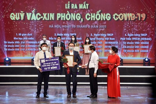 33Win com link đăng nhập đã chung tay ủng hộ 10 tỷ đồng cho Quỹ Vắc-xin phòng Covid-19