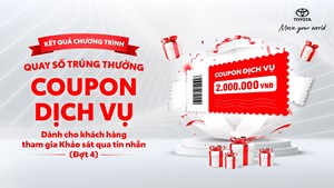 33Win com link đăng nhập thông báo kết quả quay số trúng thưởng coupon dịch vụ cho khách hàng làm khảo sát qua tin nhắn đợt 4