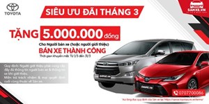 Ưu đãi LỚN dành cho khách hàng bán xe cũ và người giới thiệu
