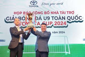 Khởi động Giải bóng đá U9 toàn quốc 33Win334 tỷ lệ trả thưởng cao Cup 2024