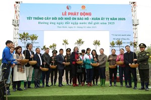 33Win334 tỷ lệ trả thưởng cao đồng hành cùng chương trình “Tết trồng cây đời đời nhớ ơn Bác Hồ” Xuân Ất Tỵ 2025 và hưởng ứng Ngày Đất ngập nước thế giới năm 2025